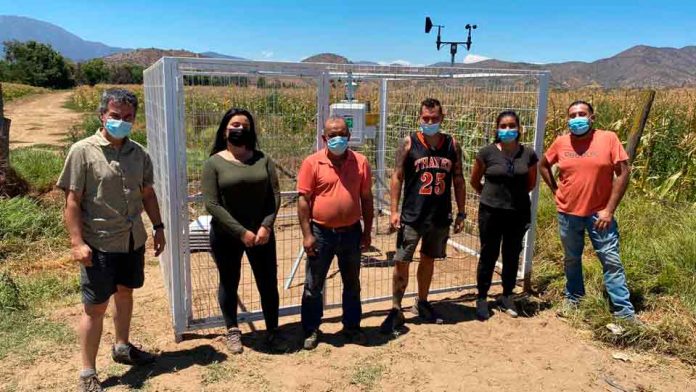 Nueva estación agrometeorológica INIA, apoyará investigación de la Chinche Pintada en zonas afectada por esta plaga en la Región Metropolitana