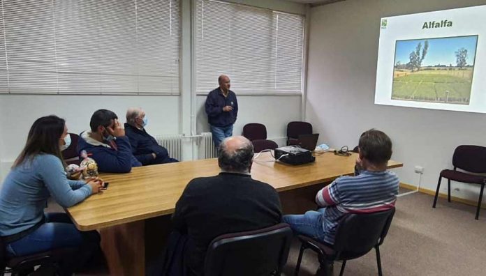 Productores ganaderos visitan INIA para conocer antecedentes de fertilización y estrategias para enfrentar el cambio climático