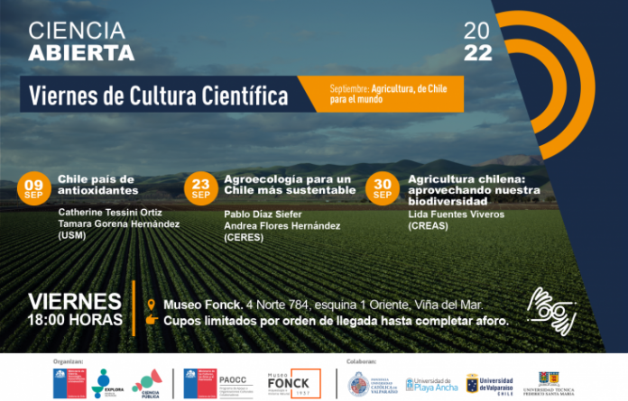 agricultura chilena Viernes de Cultura Científica