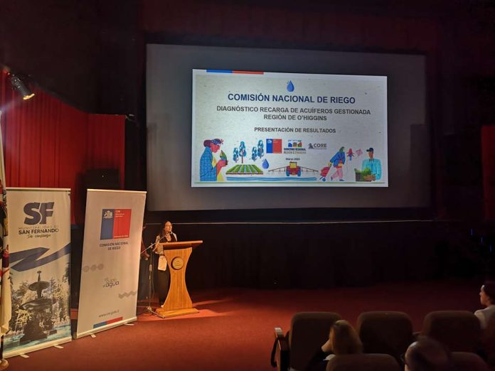Comisión Nacional de Riego y GORE O’Higgins dan a conocer a la comunidad los resultados del diagnóstico de recarga artificial de acuíferos 