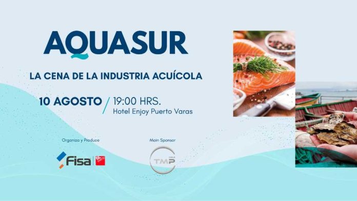 Este jueves el sector acuícola se reunirá en Los Lagos: Regresa la Cena Aquasur para conectar al rubro desde la gastronomía