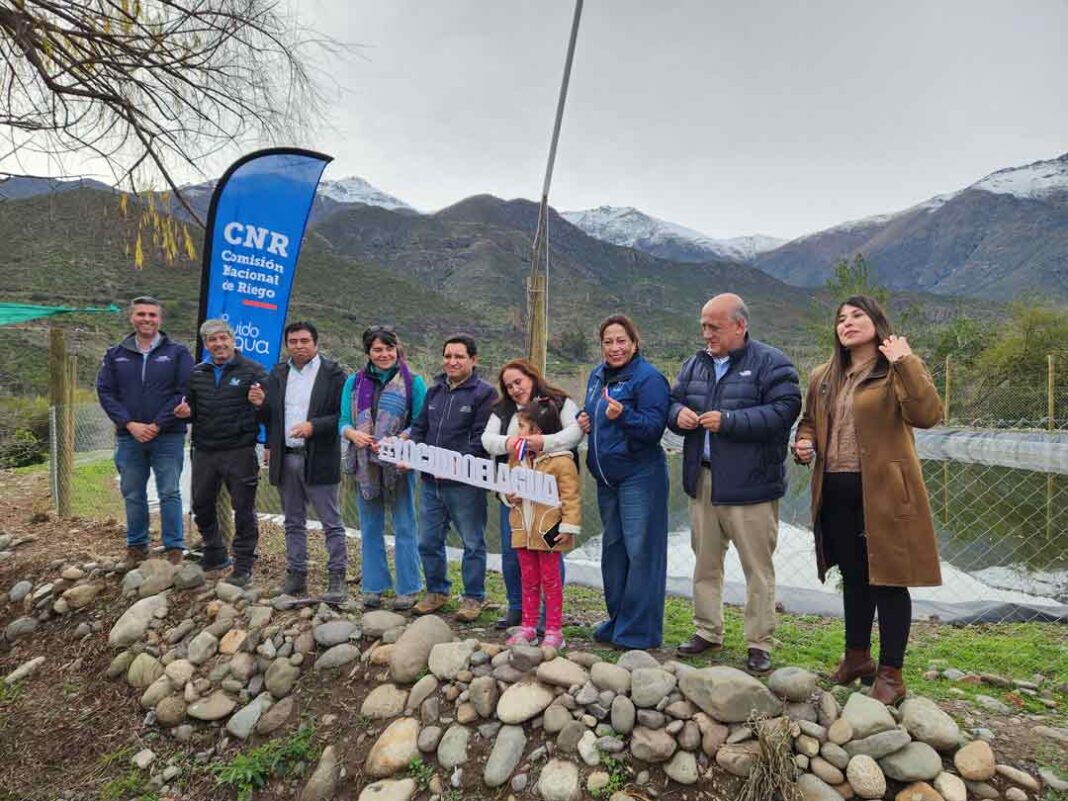 Gobierno inaugura embalse y sistema de riego que entregará mayor seguridad de riego a pequeña agricultora de Salamanca