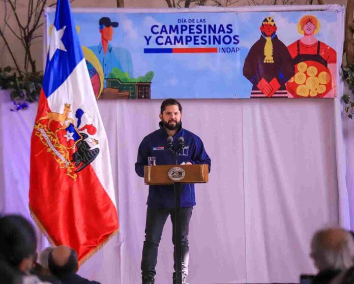 Presidente de la República, Gabriel Boric Font, encabezó acto conmemorativo del Día de las Campesinas y los Campesinos