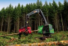 Irrumpen en el mercado forestal cosechadoras con alta tecnología y potencia