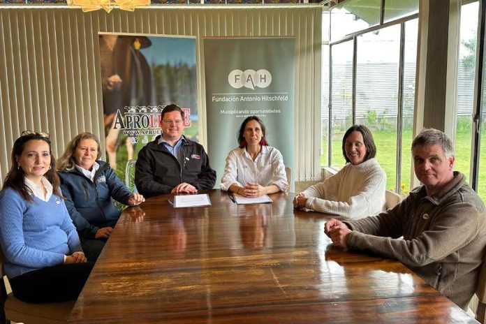 Nueva alianza entre Aproleche Osorno y Fundación Antonio Hitschfeld busca impulsar redes en el sector agropecuario