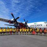 Gobierno recibe avión Hércules C-130 de gran capacidad y velocidad para combatir los incendios forestales