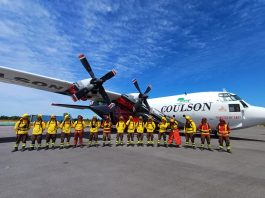 Gobierno recibe avión Hércules C-130 de gran capacidad y velocidad para combatir los incendios forestales