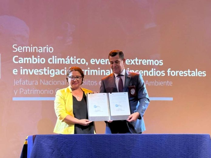 Ciren y PDI firman convenio para capacitar a funcionarios policiales en sistemas de información geográfica, satelital y teledetección 