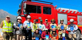 Entregan material informativo para prevención de incendios en la Región de O’Higgins