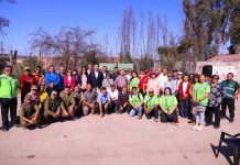 Ministro Valenzuela encabeza entrega de 10 estanques y acumuladores de agua a comunicades aledañas al Jardín Botánico