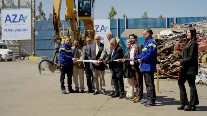 Aceros AZA inaugura la planta fragmentadora de chatarra más moderna de Chile con inversión de US$ 26 millones