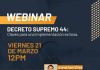 Invitan a Webinar Decreto Supremo 44: Claves para una implementación exitosa