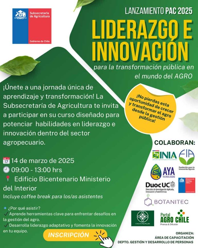 Liderazgo e Innovación para la Transformación Pública en el Mundo del AGRO