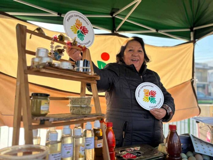Apicultora del Prodesal de Curanilahue recibe “Sello Manos Campesinas” de INDAP Apicultora del Prodesal de Curanilahue recibe “Sello Manos Campesinas” de INDAP