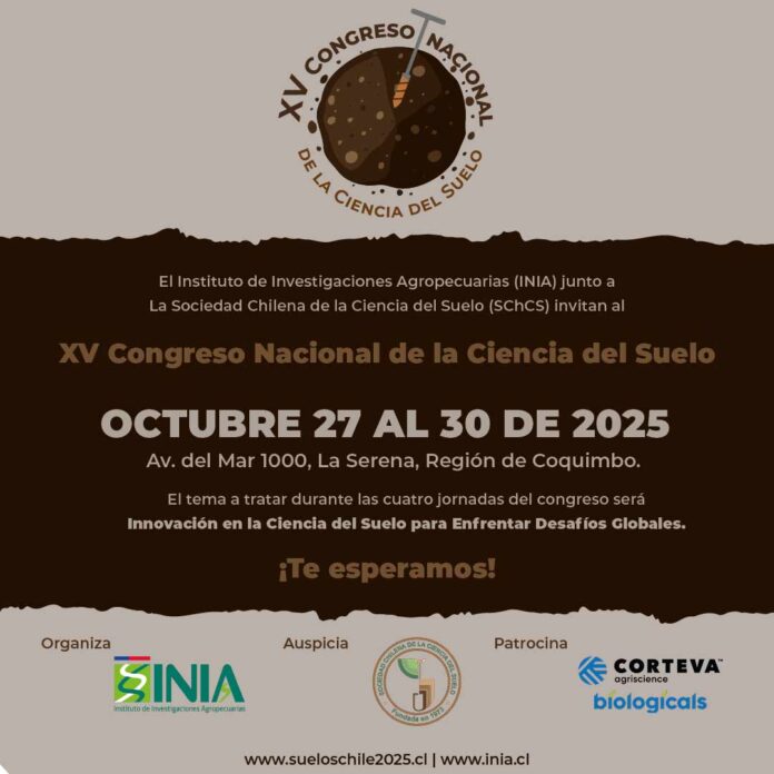 INIA Chile organiza XV Congreso Nacional de la Ciencia del Suelo INIA Chile organiza XV Congreso Nacional de la Ciencia del Suelo
