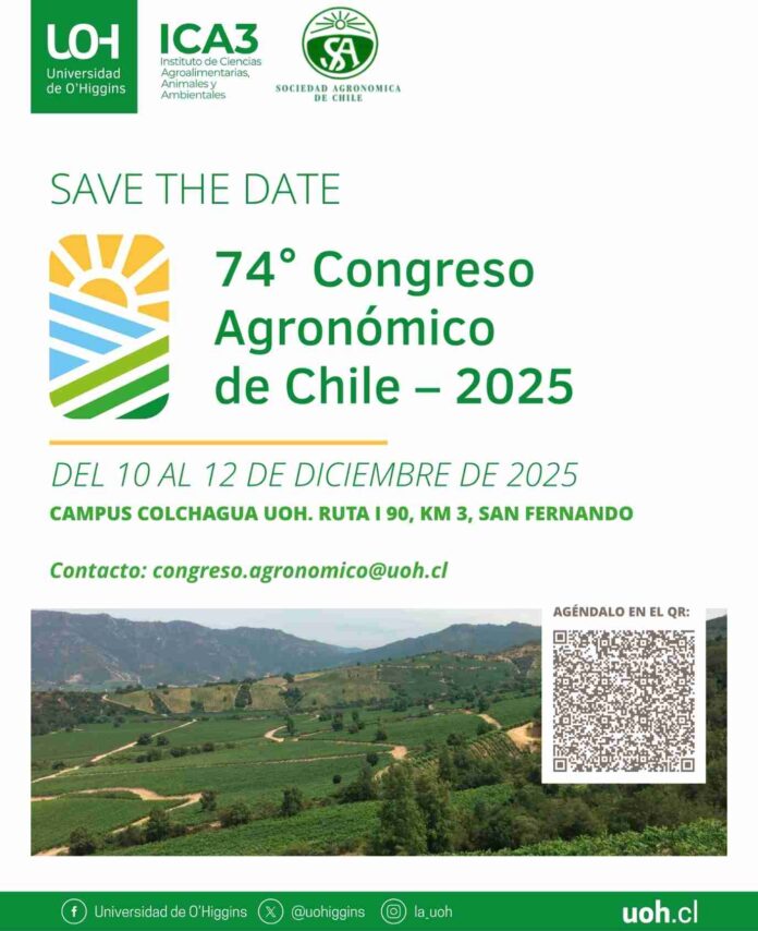 Marcando un hito: UOH será sede del 74° Congreso Agronómico de Chile