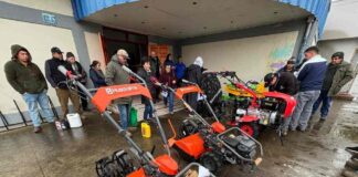 INDAP Biobío entregó equipamiento agrícola a 19 pequeños productores del Prodesal de Tucapel