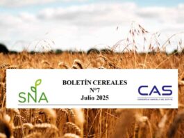 SNA | Boletín Cereales N° 7, Consorcio Agrícola del Sur CAS