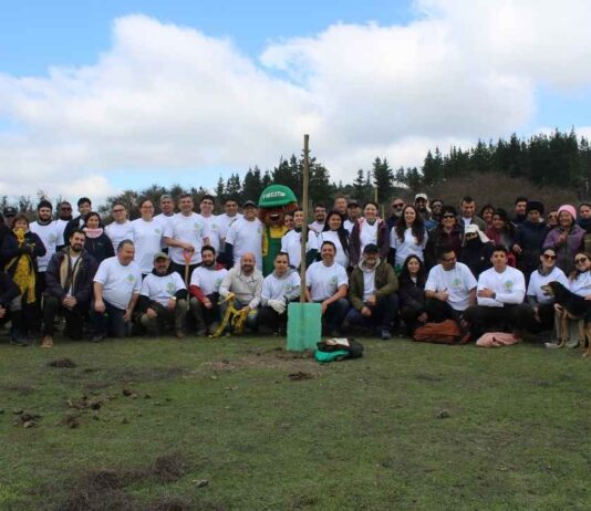 Turbus y Conaf reforestan sector de Reserva Nacional Lago Peñuelas afectado por megaincendio del 2024