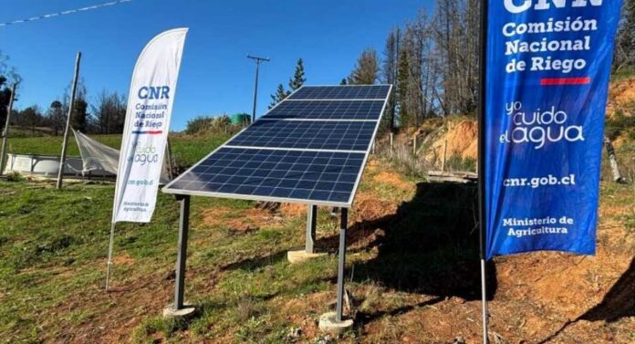 CNR inauguró sistemas de riego para reactivación sustentable de agricultores en Santa Juana