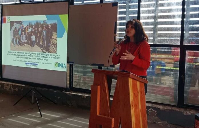 Control biológico de plagas: agricultores de María Pinto cierran gira tecnológica con soluciones concretas para sus predios