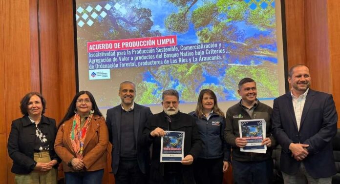 Los Ríos y La Araucanía firman Acuerdo de Producción Limpia para potenciar el bosque nativo