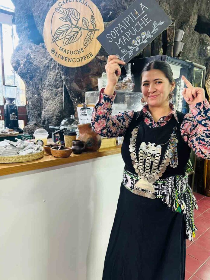 Macarena Huichaman, la emprendedora mapuche que lleva el sabor del maqui al centro de Santiago Macarena Huichaman, la emprendedora mapuche que lleva el sabor del maqui al centro de Santiago