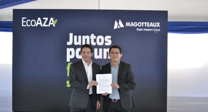 EcoAZA y Magotteaux sellan alianza para valorizar 14 mil toneladas de residuos industriales por año