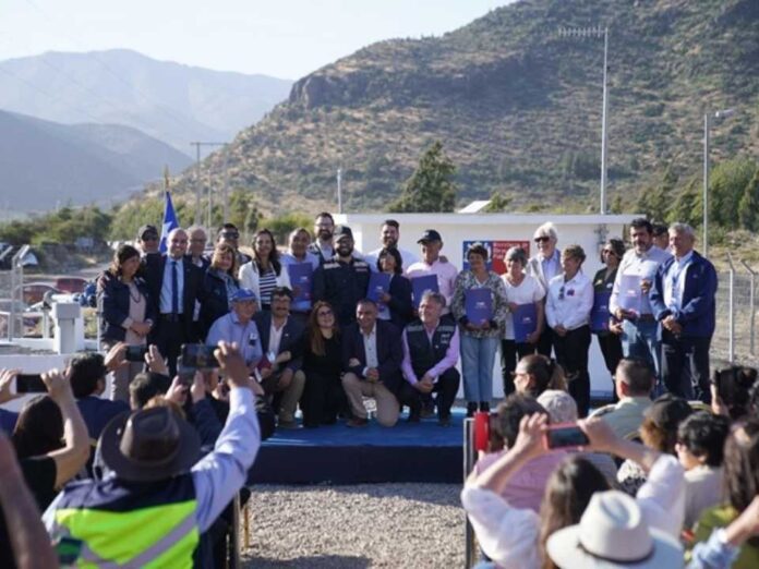 Presidente de la República, Gabriel Boric Font, encabeza puesta en marcha de la aducción del Río Ligua