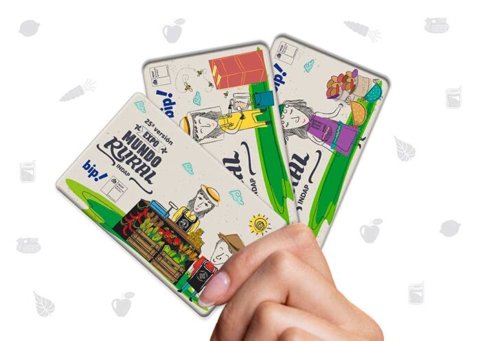 Tarjetas bip! para celebrar ExpoMundoRural Metro de Santiago e INDAP lanzan tarjetas bip! para celebrar la ExpoMundoRural: sepa dónde comprarlas