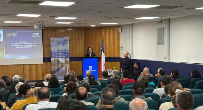 Comisión Nacional de Riego y Gobierno Regional de Ñuble lanzan programa para mejorar calidad del agua en el Canal Cato y Ñuble Comisión Nacional de Riego y Gobierno Regional de Ñuble lanzan programa para mejorar calidad del agua en el Canal Cato y Ñuble