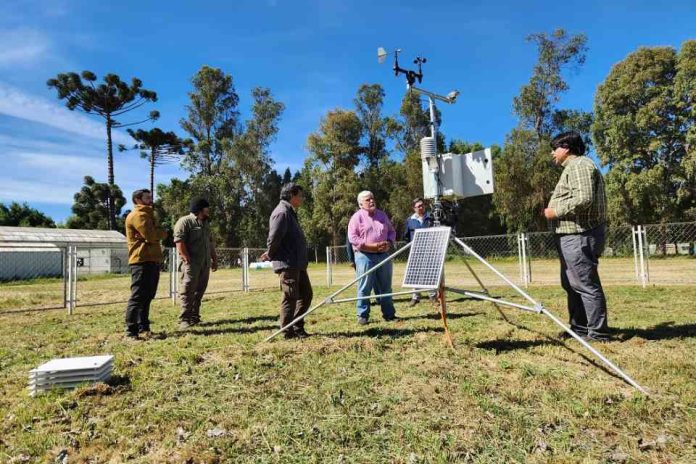 Nueva estación meteorológica de INIA entregará datos climáticos clave desde el corazón de Chillán (1) Nueva estación meteorológica de INIA entregará datos climáticos clave desde el corazón de Chillán