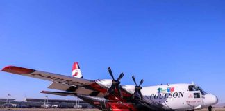 Gobierno presenta avión “Hércules” para fortalecer combate contra incendios forestales