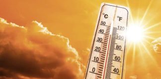 Amenaza Agrometeorológica de la Direción Meteorológica de Chile DMC, altas temperaturas