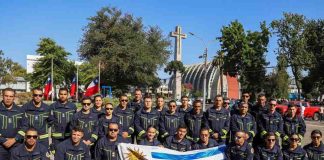 Uruguay envía equipo especializado para apoyar el combate de incendios forestales en Chile