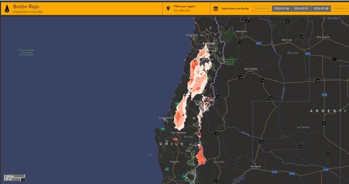 Botón Rojo: CONAF refuerzan monitoreo ante riesgo de incendios forestales