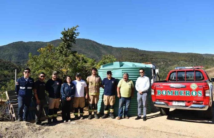 Comité BQP de ASIVA y Bomberos refuerzan seguridad en La Canela con nuevo punto de abastecimiento hídrico contra incendios