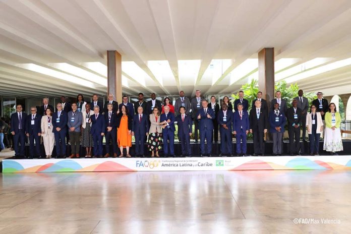 Chile reafirma su compromiso con la seguridad alimentaria en la 39ª Conferencia Regional de la FAO